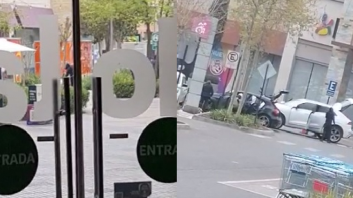Violento asalto en mall en San Bernardo: Delincuentes intimidaron con armas a clientes y personal