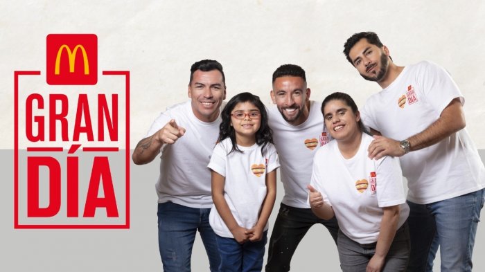 Esteban Paredes, Mauricio Isla y Johnny Herrera se suman a la campaña del Gran Día de McDonald’s