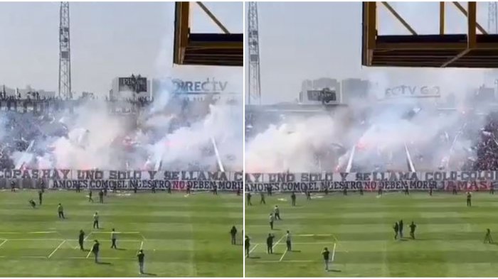 Estructura del Estadio Monumental colapsó durante arengazo de hinchas de Colo Colo
