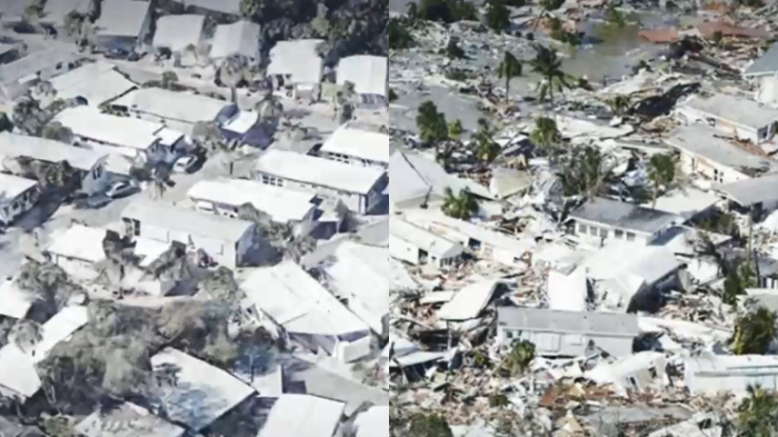 Del paraíso al desastre: El antes y el después de las ciudades afectadas por el huracán Ian