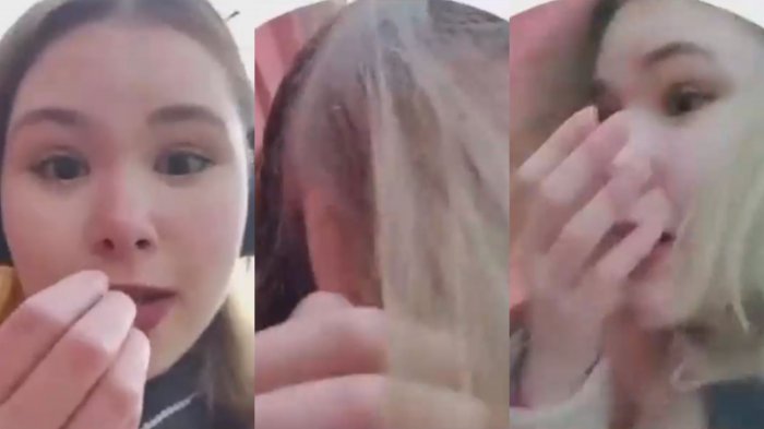 Cohete impacta a centímetros de joven estudiante que grababa en las calles de Kiev