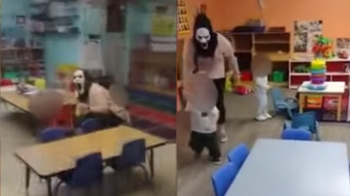 No fue buena idea: Arrestan a parvularias que aterrorizaron a niños con máscaras de Scream