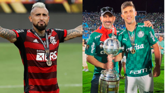 Vidal y Pulgar entran en la lista: Los chilenos que han ganado la Libertadores jugando en equipos extranjeros