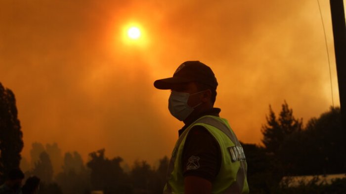 Declaran Alerta Amarilla para la Región de O’Higgins: Se registran 5 incendios forestales activos