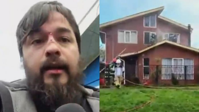 Reportero sufrió brutal golpiza en plena transmisión en vivo: Agresor trabaja para el Serviu de Puerto Aysén