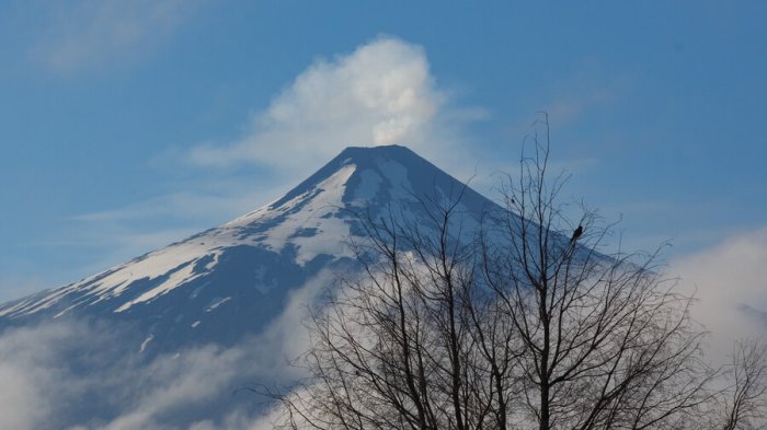 Tras aumento de actividad del volcán Villarrica: Onemi decreta Alerta Amarilla y fija perímetro de seguridad