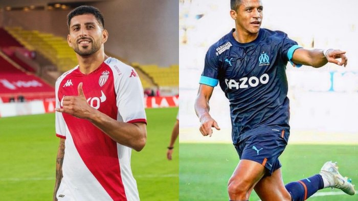 Un hermoso tiro libre: Con anotación de Alexis Sánchez, el Marsella le ganó al Mónaco de Guillermo Maripán