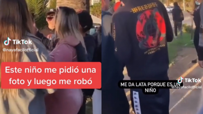 Naya Fácil fue víctima de robo tras juntarse con seguidores: 