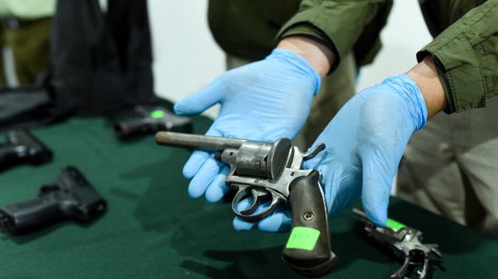 Incautación de armas de fuego: Casi 6.500 fueron sacadas de circulación, de las cuales 700 son hechizas