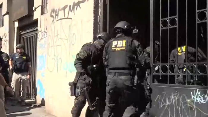 Con allanamientos en Santiago y Valparaíso: PDI desarticula banda presuntamente dedicada al secuestro