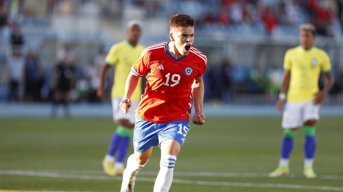 Segundo triunfo consecutivo: La roja sub 20 le ganó a Brasil en la agonía por 3 goles a 2 en su segundo amistoso