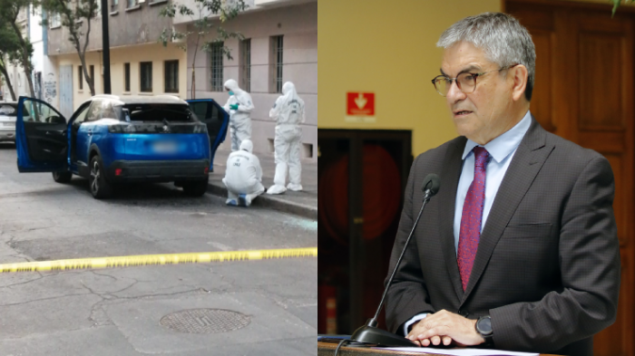 Rompieron el parabrisas de su auto: Desconocidos robaron pertenencias a ministro Mario Marcel