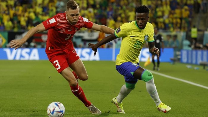 El pentacampeón muestra los colmillos: Brasil derrotó a un peleador Suiza y aseguró su clasificación