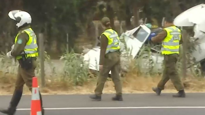 Chofer de camión murió al impactar con árbol en Autopista del Sol: Tránsito se encuentra cortado hacia Santiago