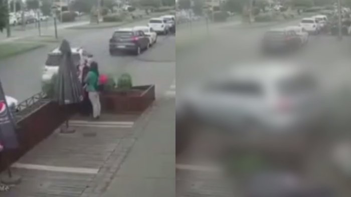 Captan momento exacto en que conductora en estado de ebriedad atropelló a dos mujeres en Temuco