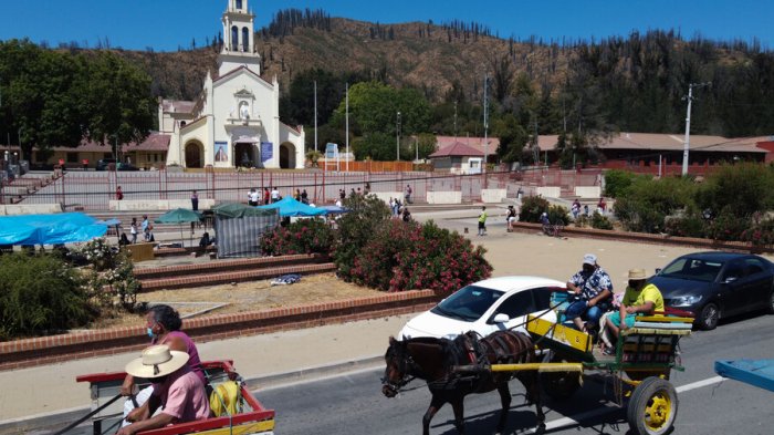 Lo Vásquez: Estos son los cortes y desvíos de tránsito en la Ruta 68 por la peregrinación
