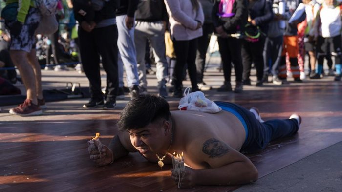 Así fue el retorno de la peregrinación a Lo Vásquez tras dos años de pandemia