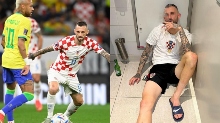 Toma cerveza y fuma hasta en el camarín: Los gustos de Brozovic, el volante que más ha corrido en el Mundial