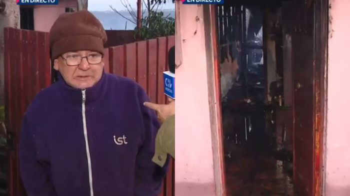Hombre perdió su casa en Viña del Mar a causa de devastador incendio: 