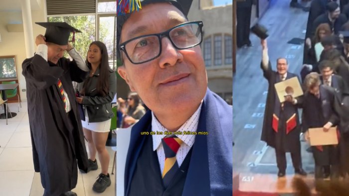 Se puso hasta birrete: Papá chileno se volvió viral tras 