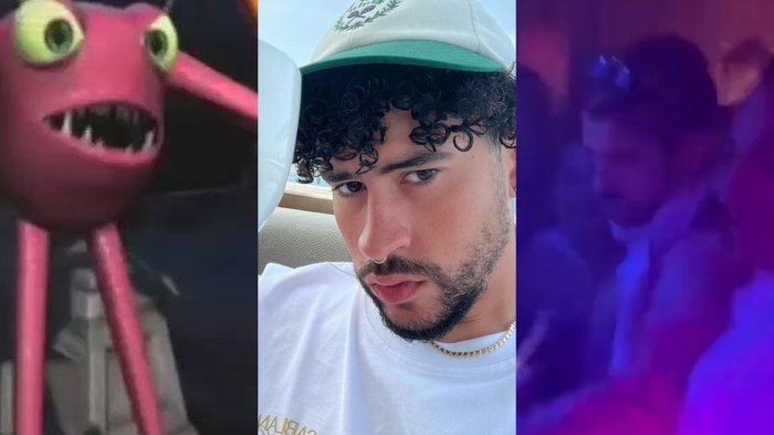 Ahora fueron dos: Bad Bunny desata ola de memes tras nuevo video arrebatando celulares de fans en club