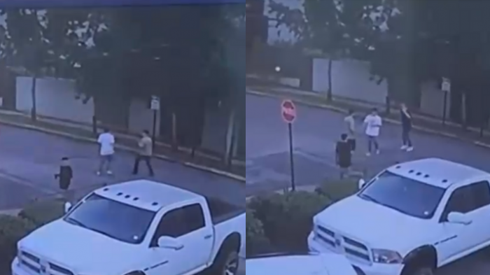 Todo fue grabado: El momento en que joven fue atacado afuera de disco en Las Condes