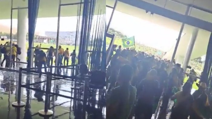 Cientos de bolsonaristas irrumpieron en edificios de gobierno exigiendo salida de Lula e intervención militar