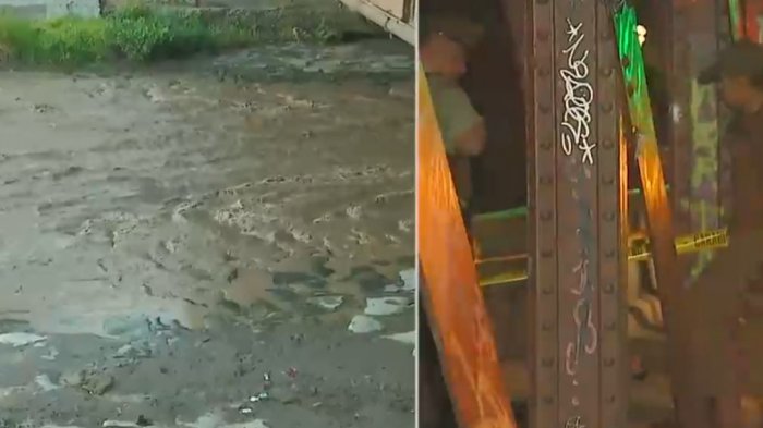 Está en riesgo vital: Desconocidos lanzaron a hombre al río Mapocho