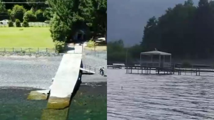 De muelles a bajadas de lanchas: Construcciones ilegales siguen generando incomodidad en playa de Villarrica