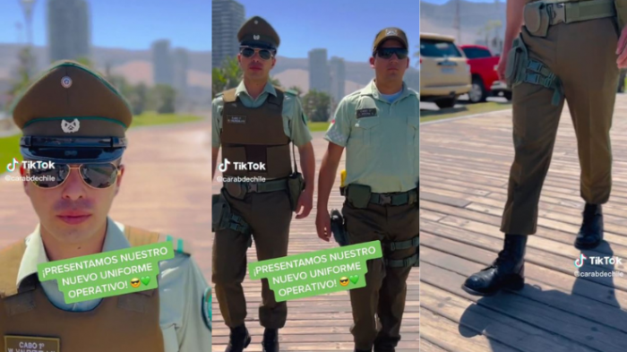 Al ritmo de AC/DC: Carabineros presentó su nuevo uniforme con video en TikTok