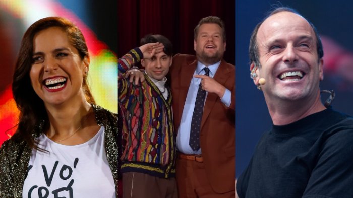 De Valdebenito a Kramer: Fabrizio Copano es aplaudido por colegas tras su rutina en late de James Corden