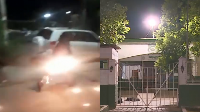 Casi 100 personas atacaron comisaría en Pudahuel con bombas molotov por aniversario de muerte de Jorge 