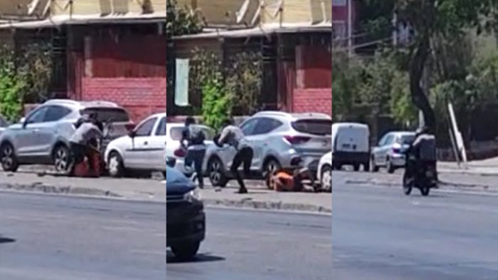 Hombre sufrió violento asalto a la salida de un banco en Lo Prado: Motochorros le sustrajeron más de $1,7 millones