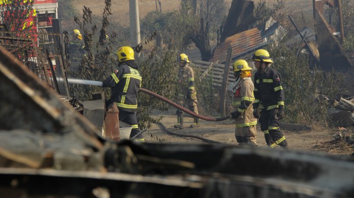 Incendios forestales afectan a cuatro regiones del país: Más de 3.500 hectáreas han sido consumidas