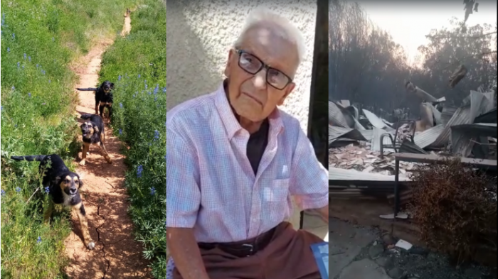 Hombre de 103 años lo perdió todo en incendio en Quillón: Vecinos lo rescataron y familia pide ayuda