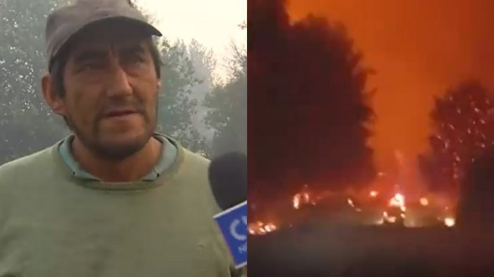 Damnificado en Purén relató que incendio avanzó en media hora: 