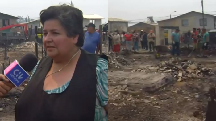 Vecina de Purén por incendios: 