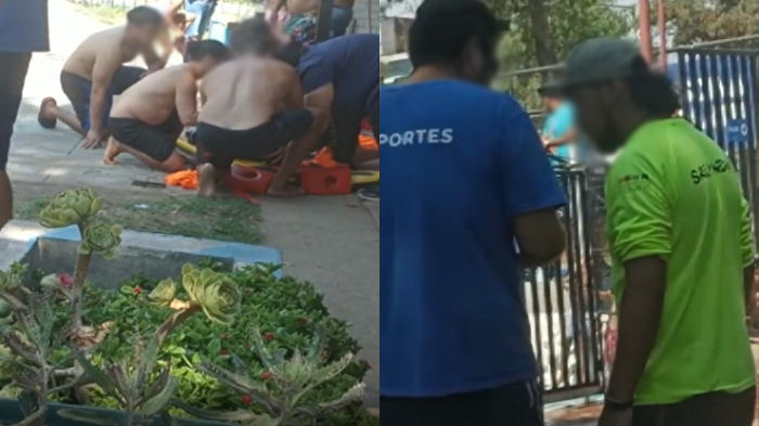 Video muestra cómo bañistas intentaron reanimar a niño ahogado en piscina municipal de Pedro Aguirre Cerda