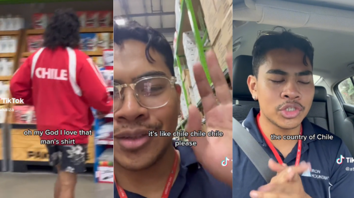 ¿Qué quiso decir? Tiktoker se confunde al ver la palabra Chile y chilenos lo llenaron de comentarios
