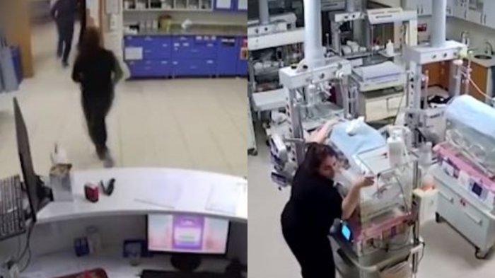 El momento en que enfermeras pusieron en riesgo sus vidas para proteger a guaguas durante terremoto en Turquía