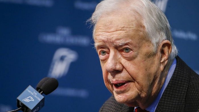 Ex presidente de Estados Unidos, Jimmy Carter, recibirá cuidados paliativos en su casa para estar con su familia