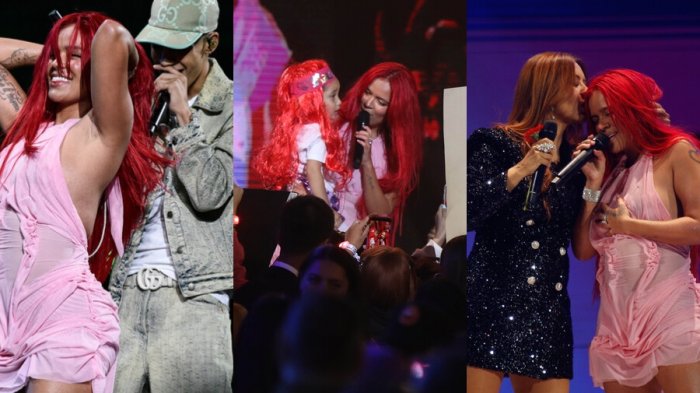 Dúos con Cris Mj, Myriam Hernández y regaló la gaviota: Así fue el debut de Karol G en el Festival de Viña 2023