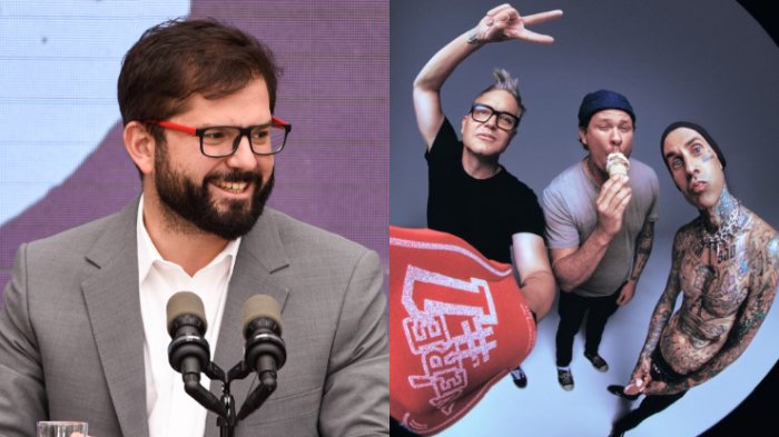 ¿Blink-182 a La Moneda? Pdte. Boric contestó preguntas de usuarios y eligió sus favoritos del rock mundial