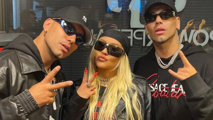 ¿Se viene sorpresa? Los Power Peralta comparten foto con Christina Aguilera a horas de show en Viña
