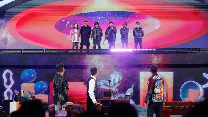 ¡Épico! Fabrizio Copano cerró su aplaudida rutina en Viña 2023 con el regreso de Los Bunkers