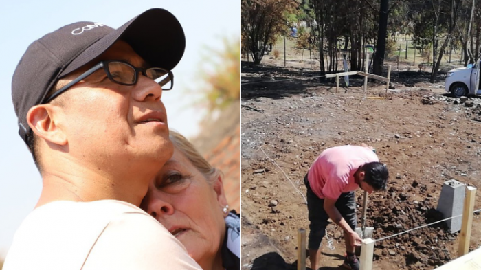El noble gesto de Américo con familia afectada por incendios: 