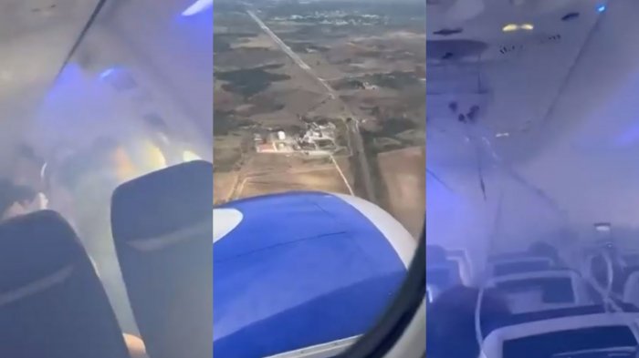 Gritos y humo: El espantoso aterrizaje de emergencia que vivieron pasajeros en Cuba por incendio en motor