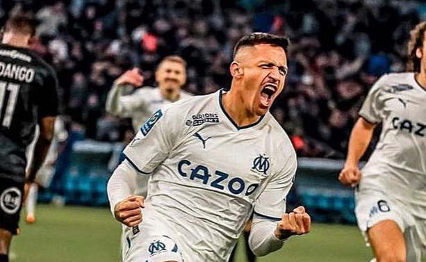 Por tercera vez en la temporada: Alexis Sánchez fue elegido como jugador del mes en Olympique de Marsella
