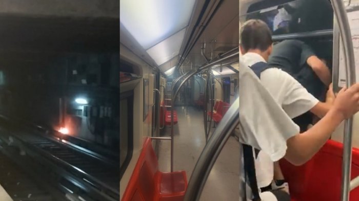 Presencia de humo en vagones causó cierre de estaciones del Metro: Usuarios registraron explosión