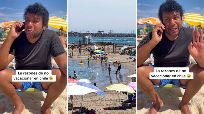 Comediante venezolano se hizo viral con particular análisis sobre playas chilenas: 